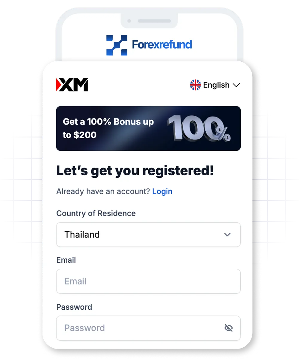 ขั้นตอนการเปิดบัญชีใหม่ XM และการยืนยันตัวตน