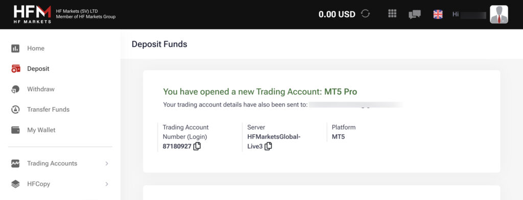 Additional Account HFM6